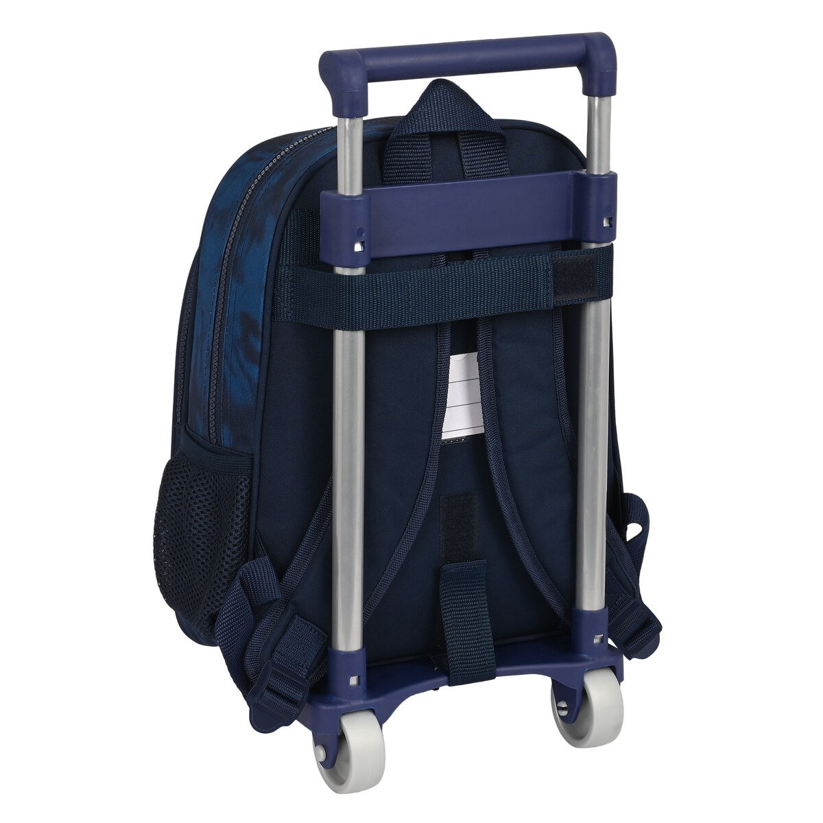School Rucksack with Wheels Legendary Navy Blue 27 x 33 x 10 cm