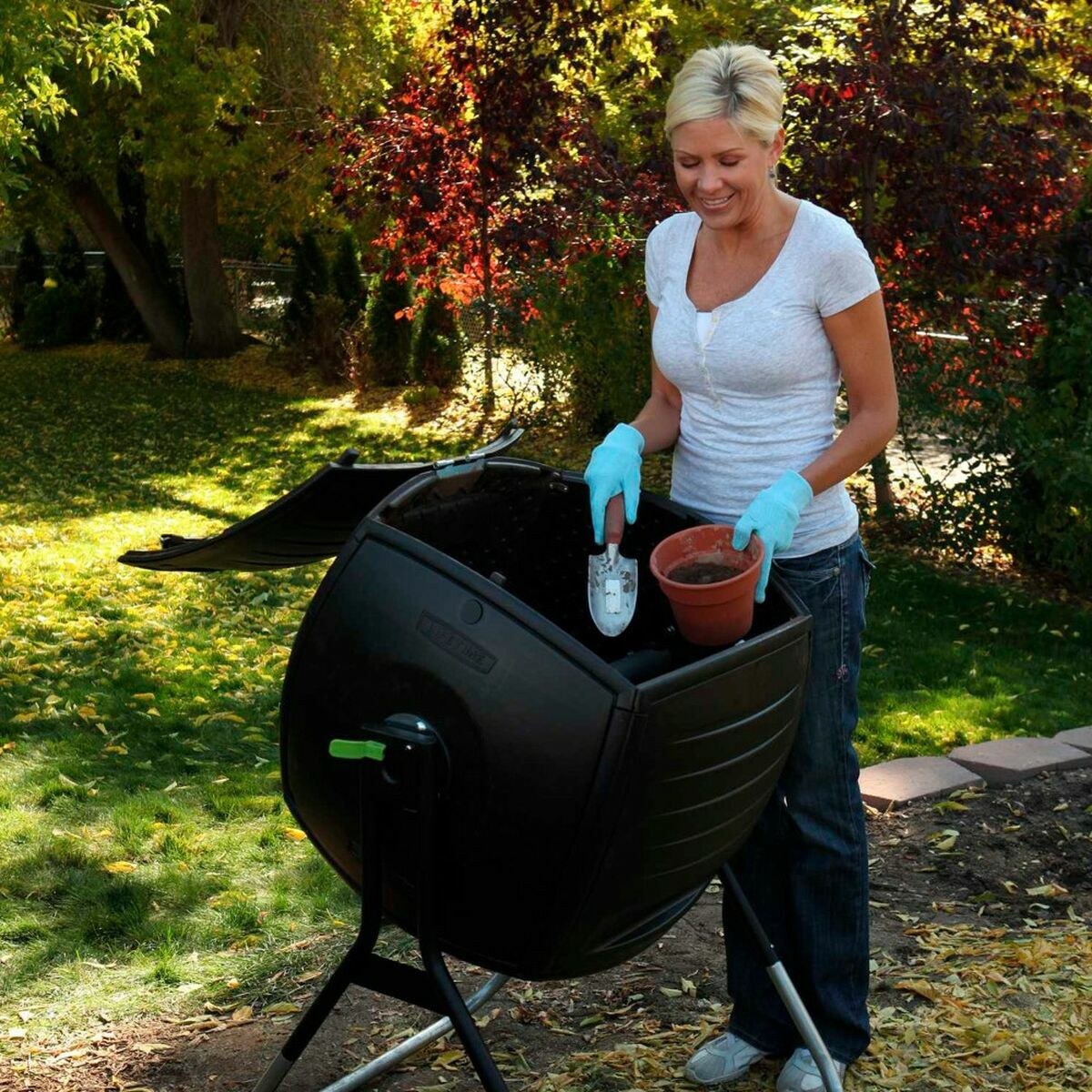 Compost bin Rotation 189 L 75 x 81 x 113 cm