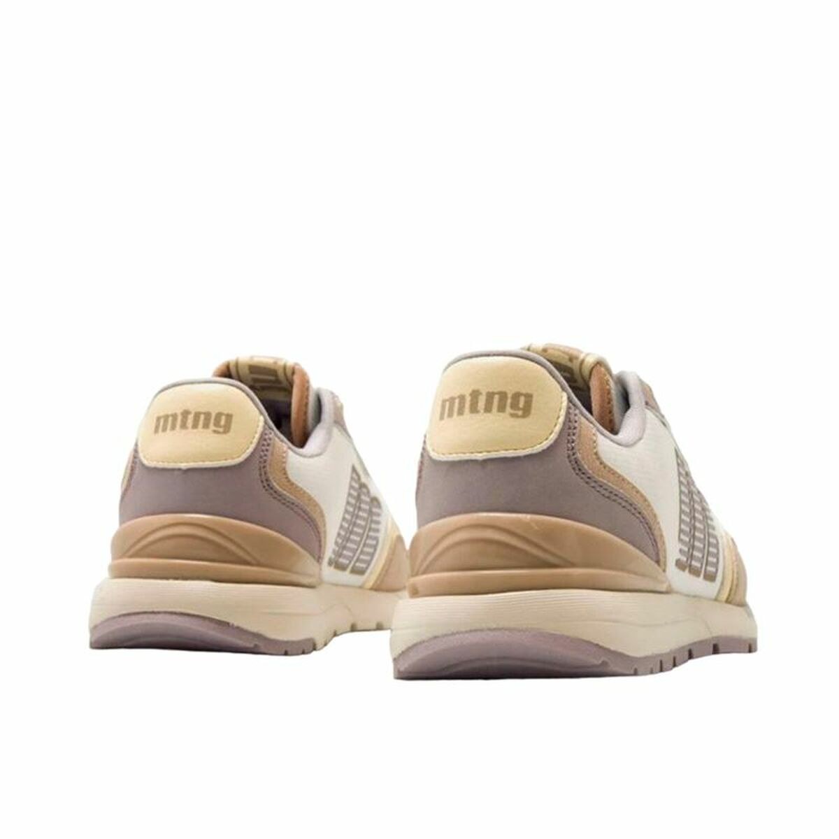 Casual Trainers Compact White Light brown
