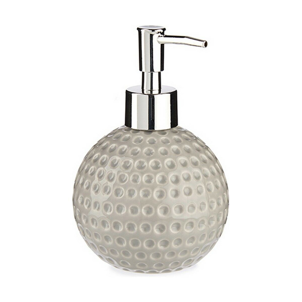 Soap Dispenser Golf Grey Metal Ceramic 300 ml (12 Units)