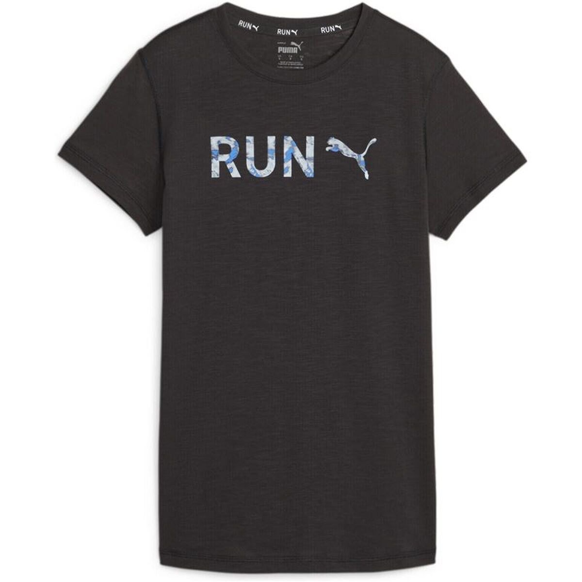 Women’s Short Sleeve T-Shirt Graphicc Icy Azule Black