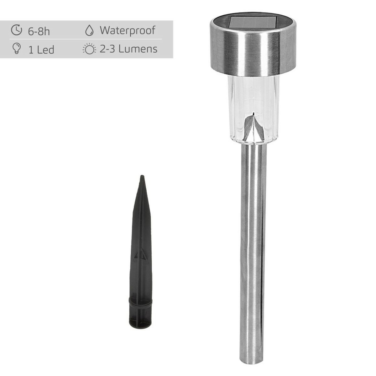 Набор солнечных садовых кольев 6 Предметы Пластик 5,5 x 36 x 5,5 cm (6 штук)