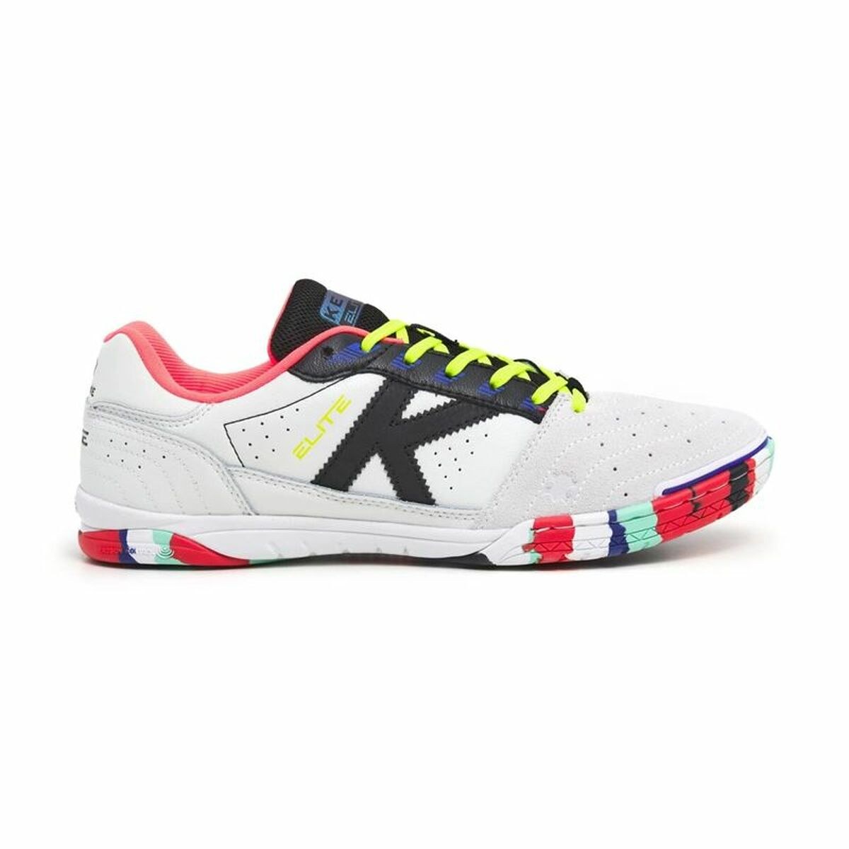 Adult's Indoor Football Shoes Elite White Black