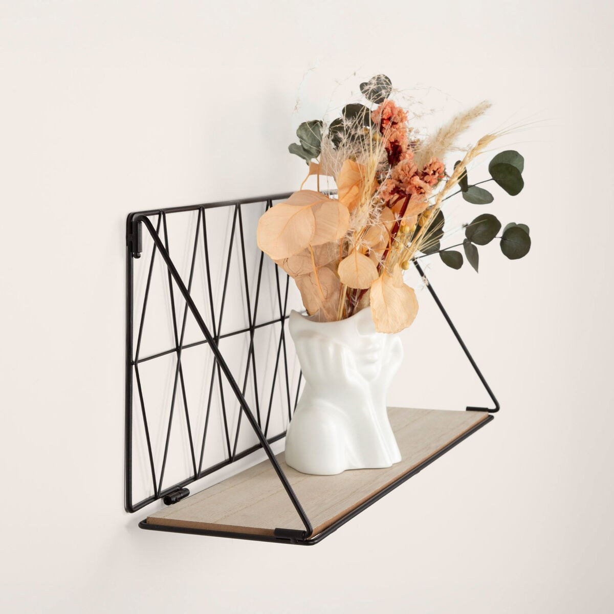 Shelve Iron MDF Wood 48 X 20 X 13 CM (6 Units)