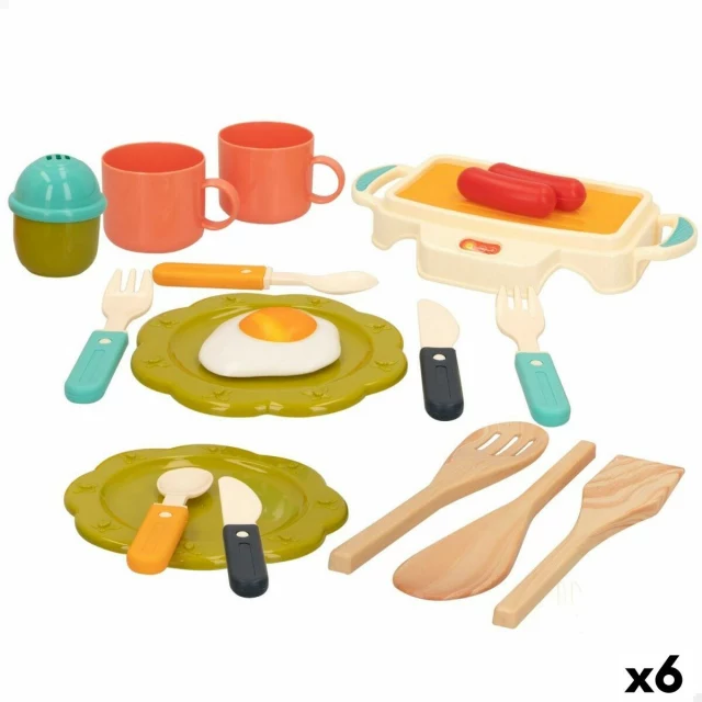 Toy kitchen My Home 17 Pieces 19,5 x 3 x 11 cm
