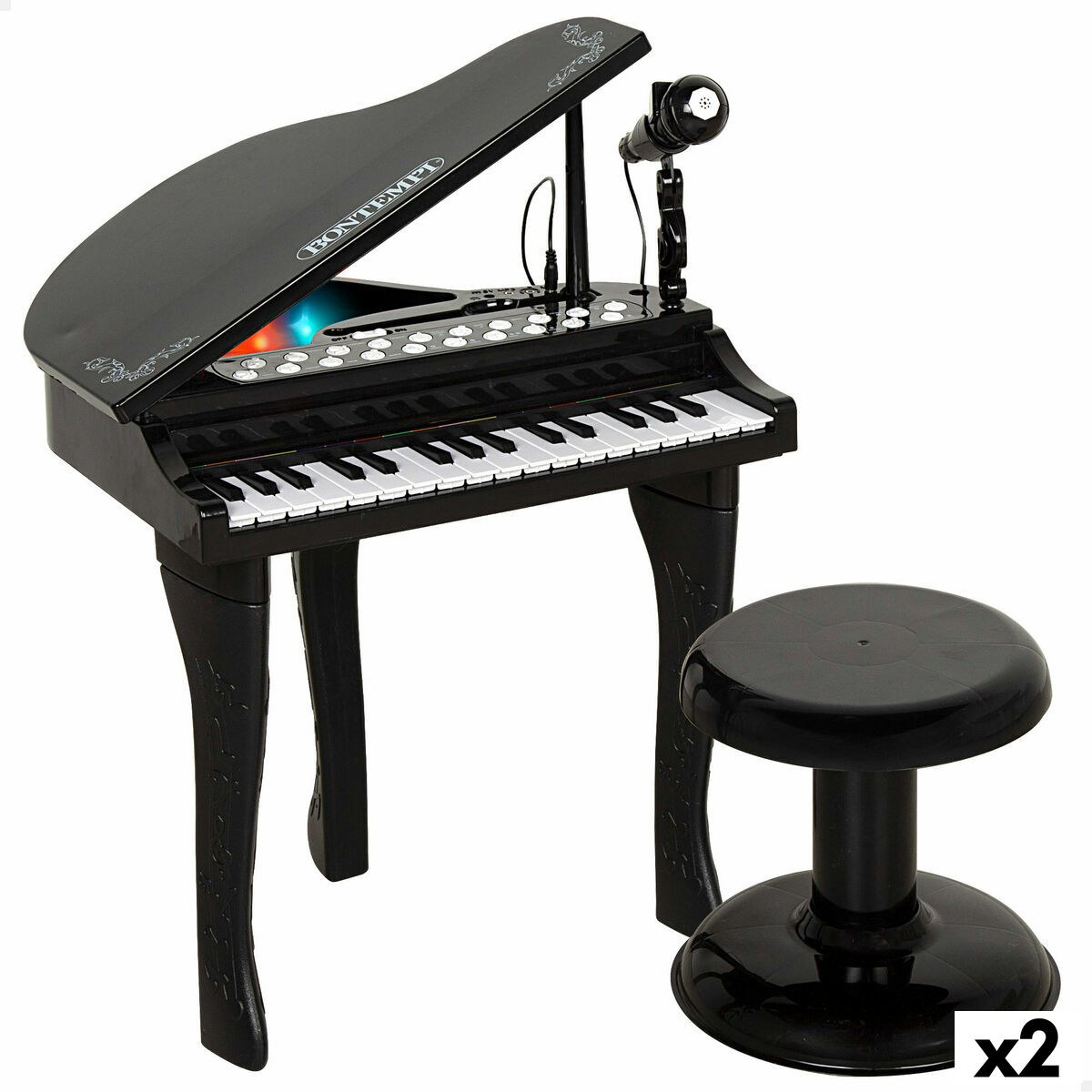 Образовательное пианино 40 x 62 x 33 cm (2 штук)