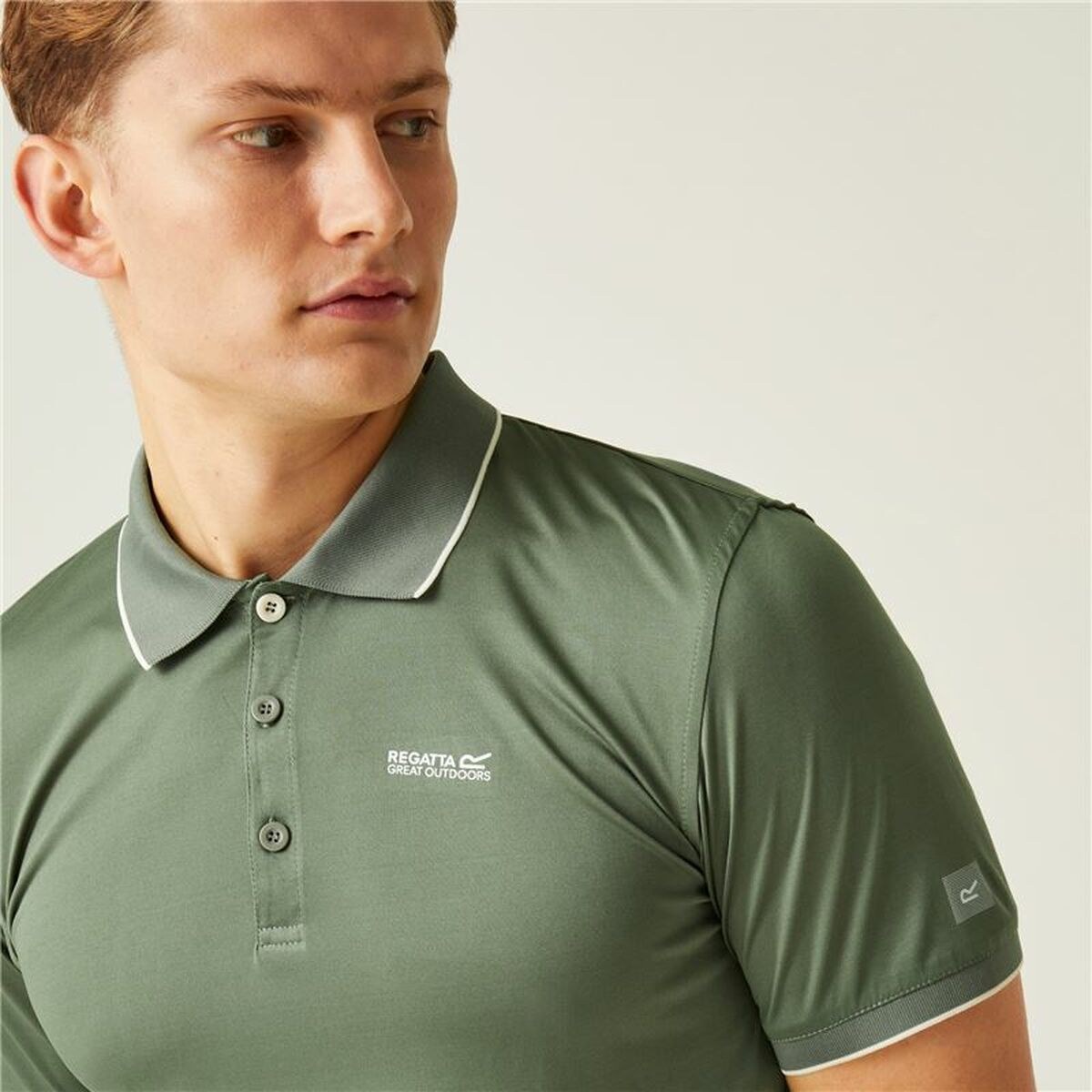 Men’s Short Sleeve Polo Shirt Remex II Olive