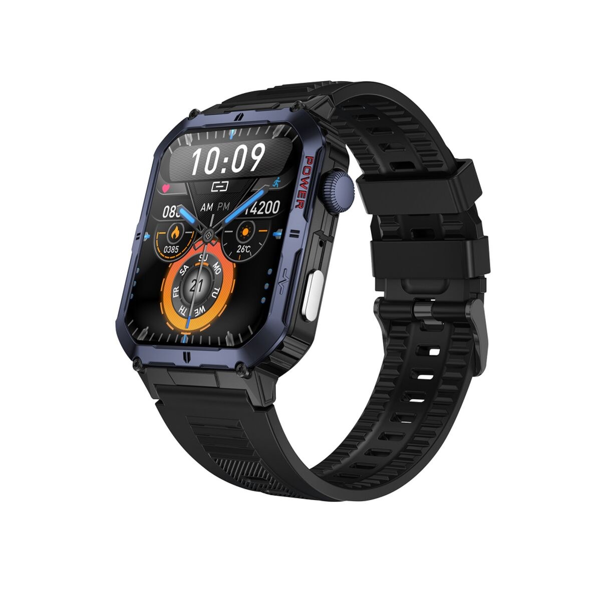 Умные часы T-FIT 500 S Синий Чёрный 2,06"