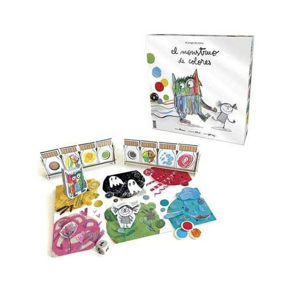 Настольная игра El Monstruo de Colores BGMONSP (ES)