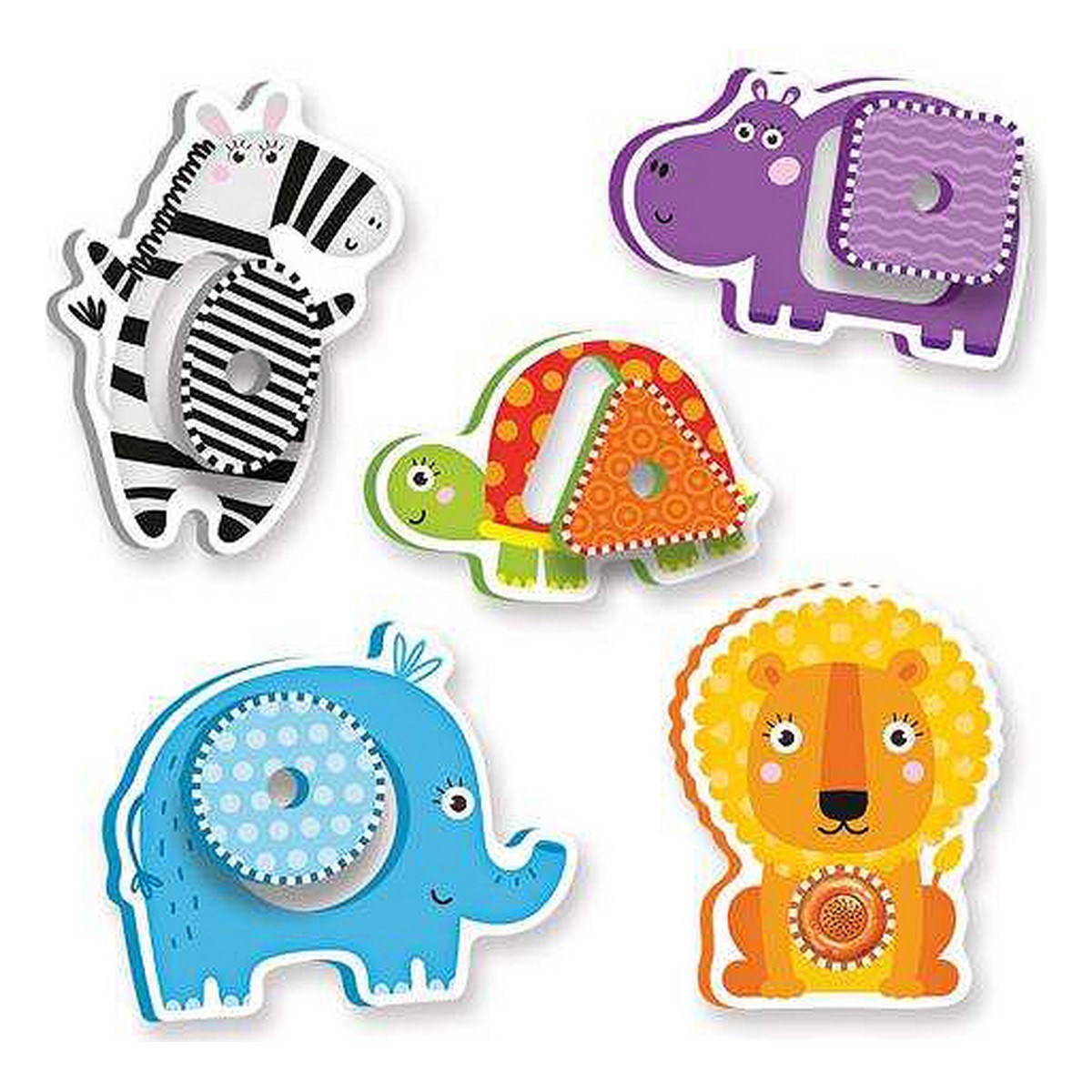 Child's Puzzle Zoo Shapes animals Musical Farm