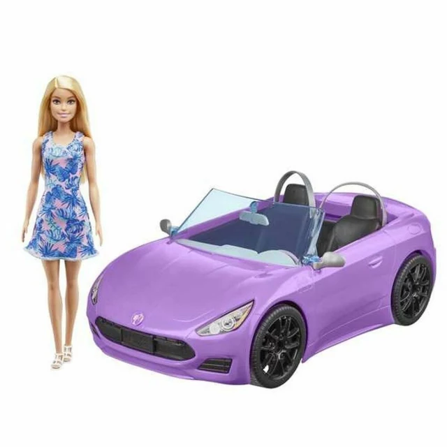 Кукла And Her Purple Convertible