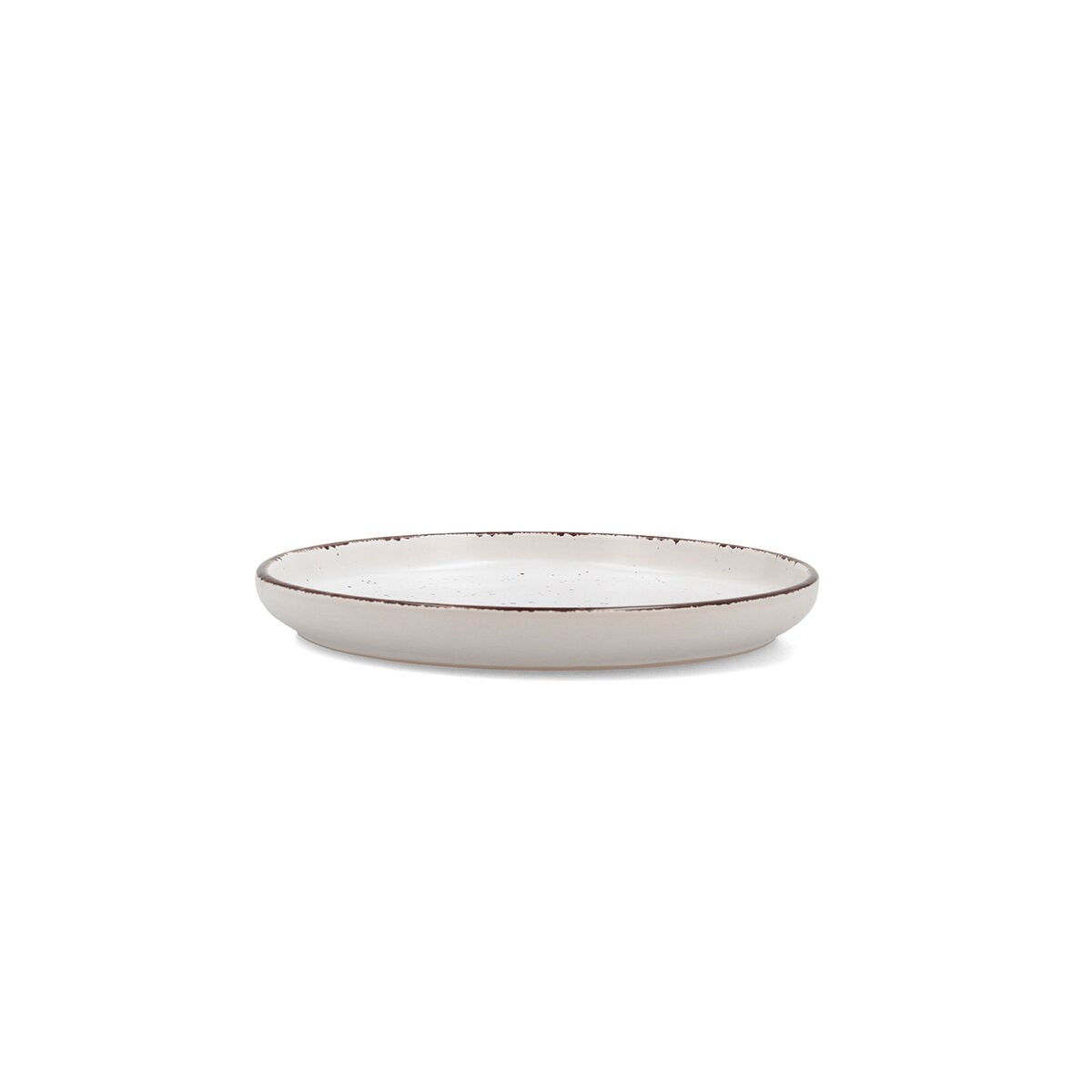 Dessert dish Duna Beige Ceramic 20 x 2,5 cm (6 Units)