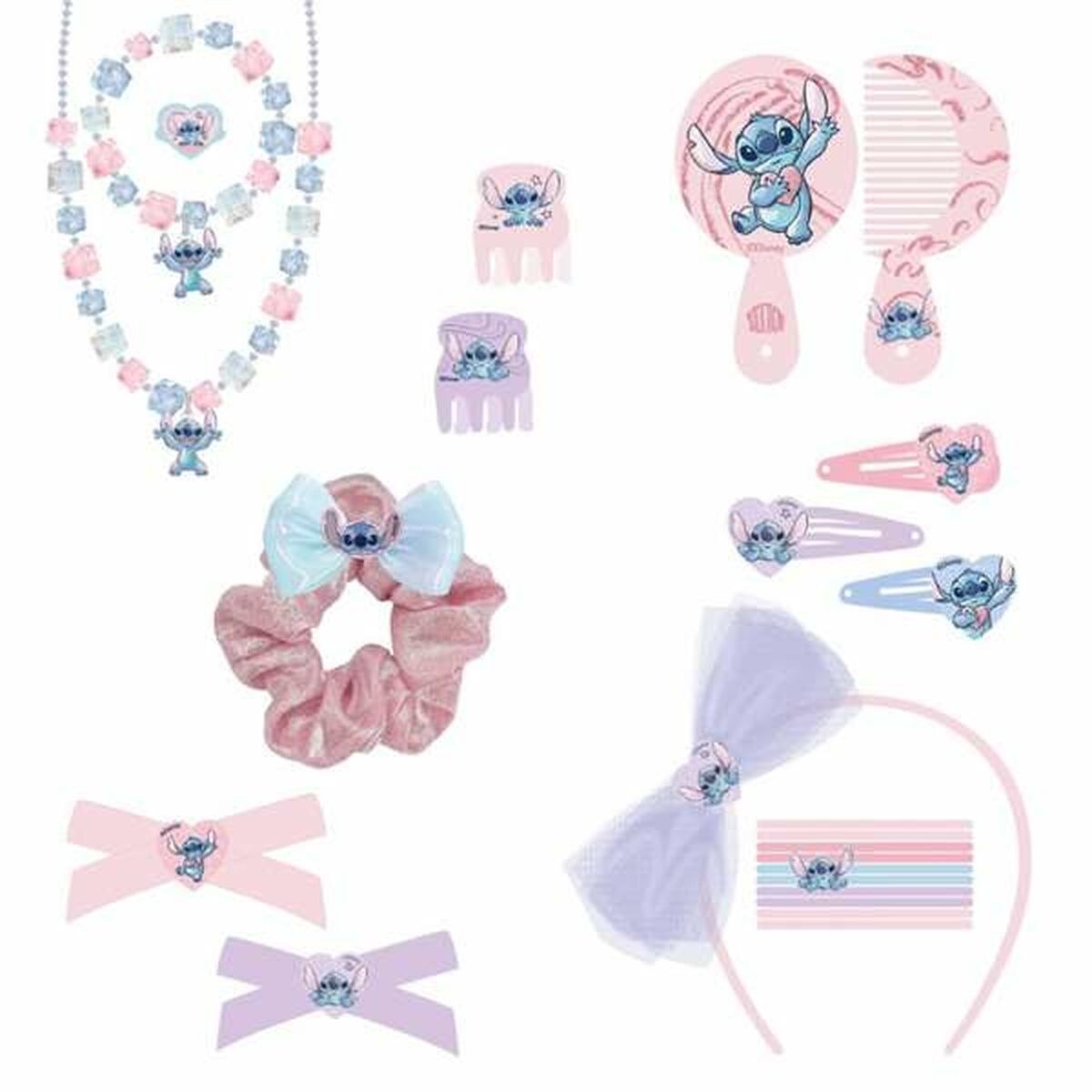 Hair accessories Pink 24 Pieces