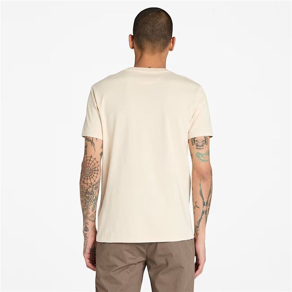 Men’s Short Sleeve T-Shirt Dunstan River Beige