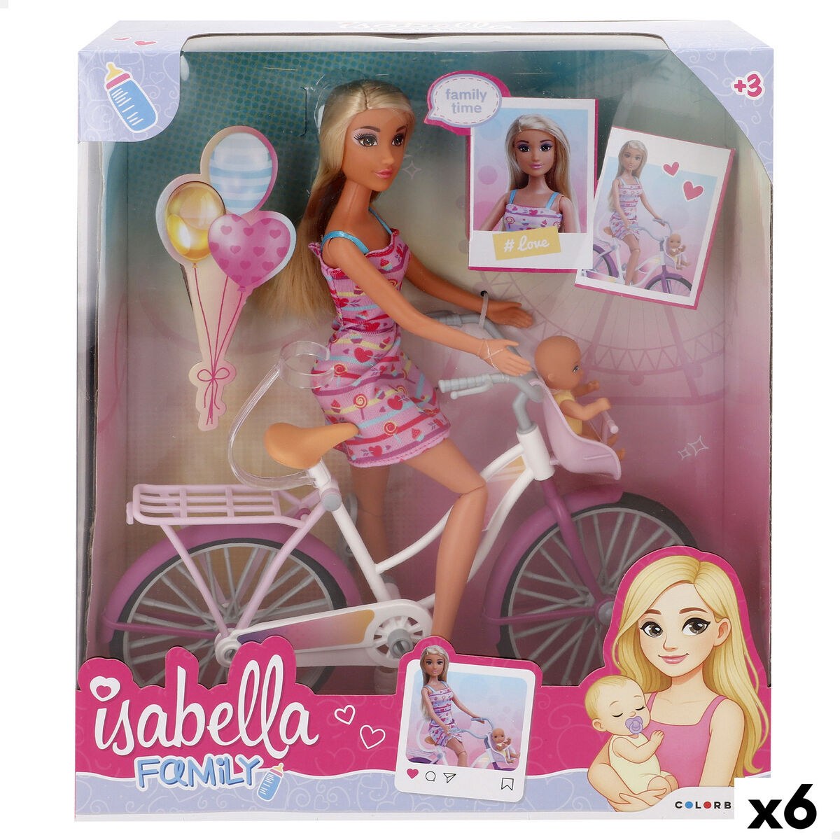 Doll Isabella 26 X 17 X 9 CM (6 Units)