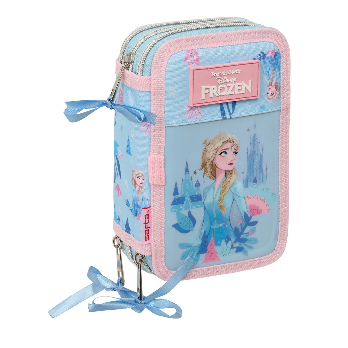School Case with Accessories Ice magic Light Blue 12,5 x 19,5 x 5,5 cm 37 Pieces