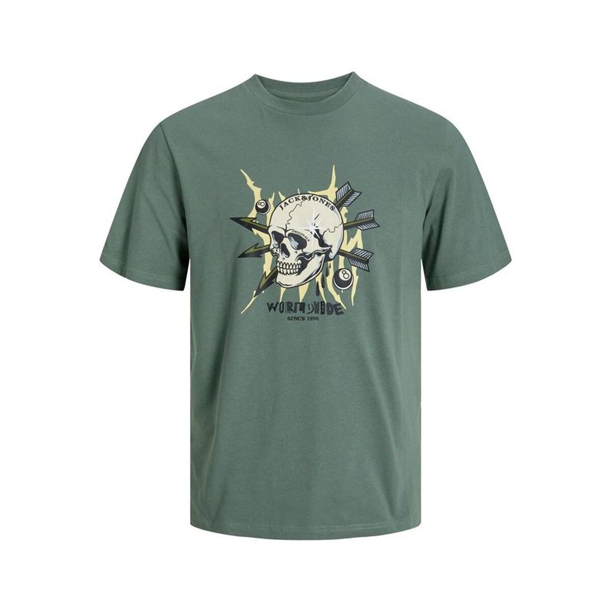 Child's Short Sleeve T-Shirt Jorheavens Neck Olive