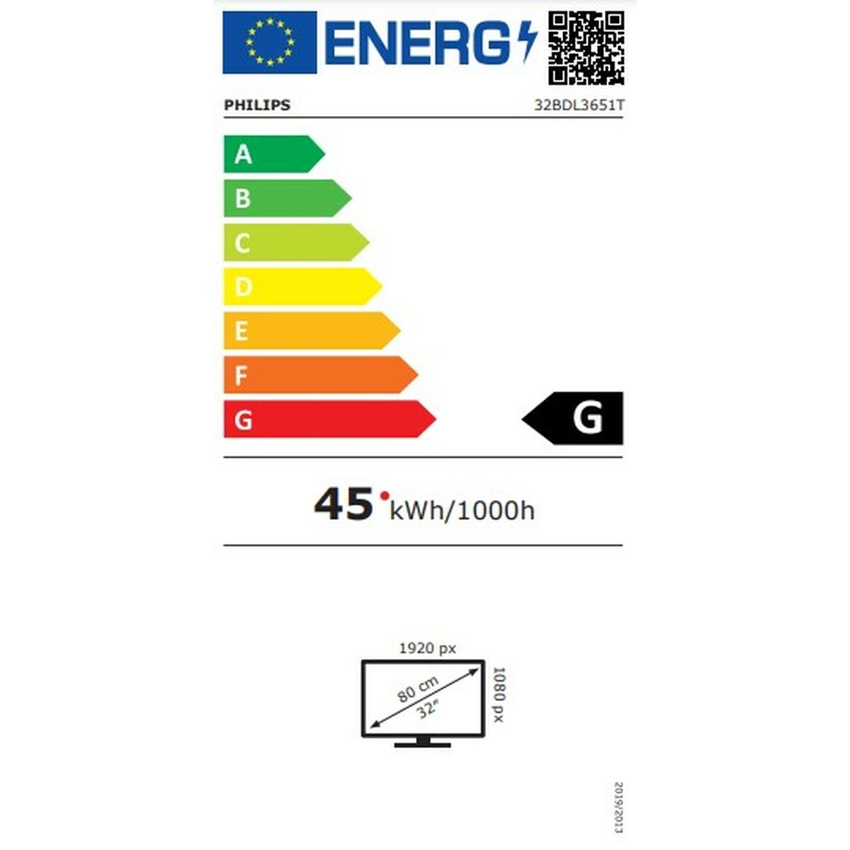Монитор Videowall 32BDL3651T/00 Full HD 32"