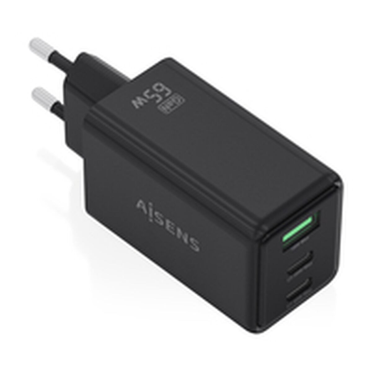 Сетевое зарядное устройство ASCH-65W3P073-BK Чёрный 65 W