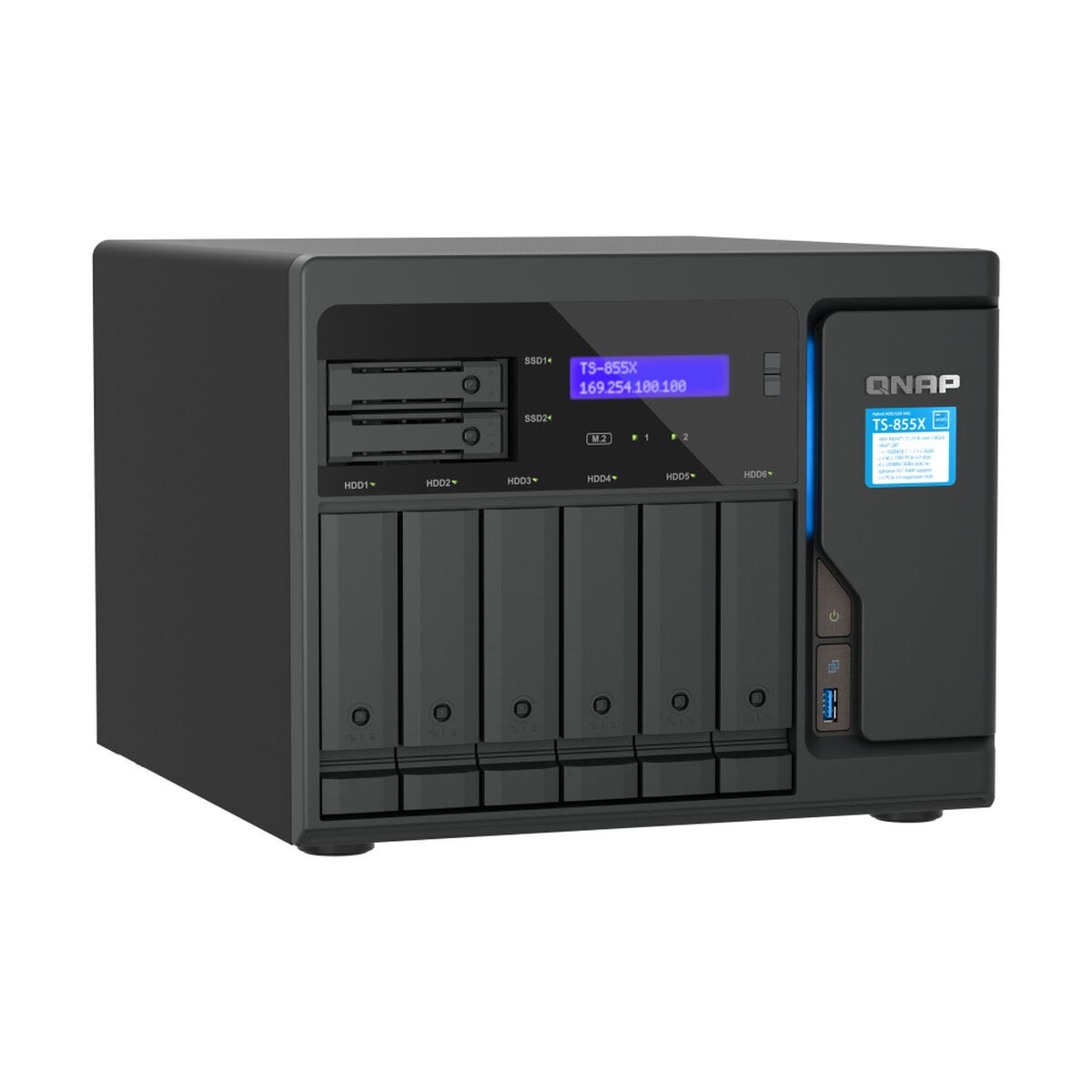 Network Storage TS-855X-8G Black
