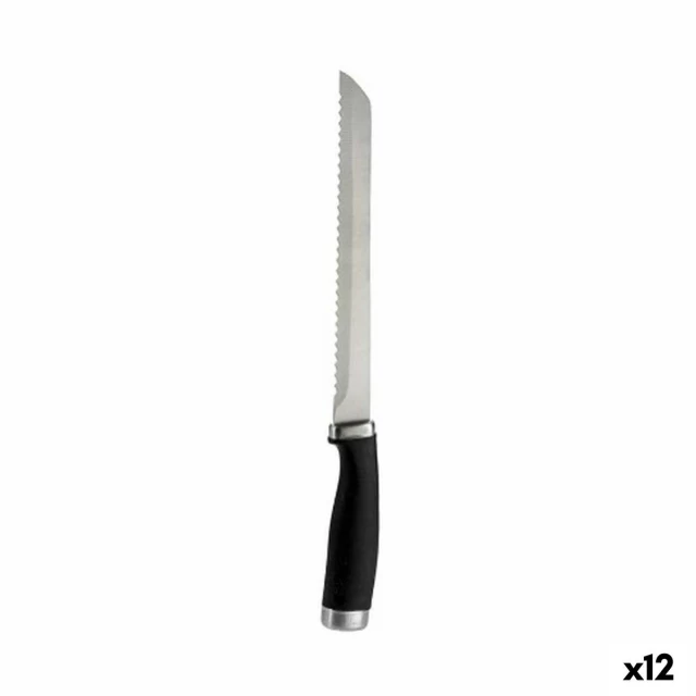 Зубчатый нож Нержавеющая сталь Пластик 20 cm (12 штук)