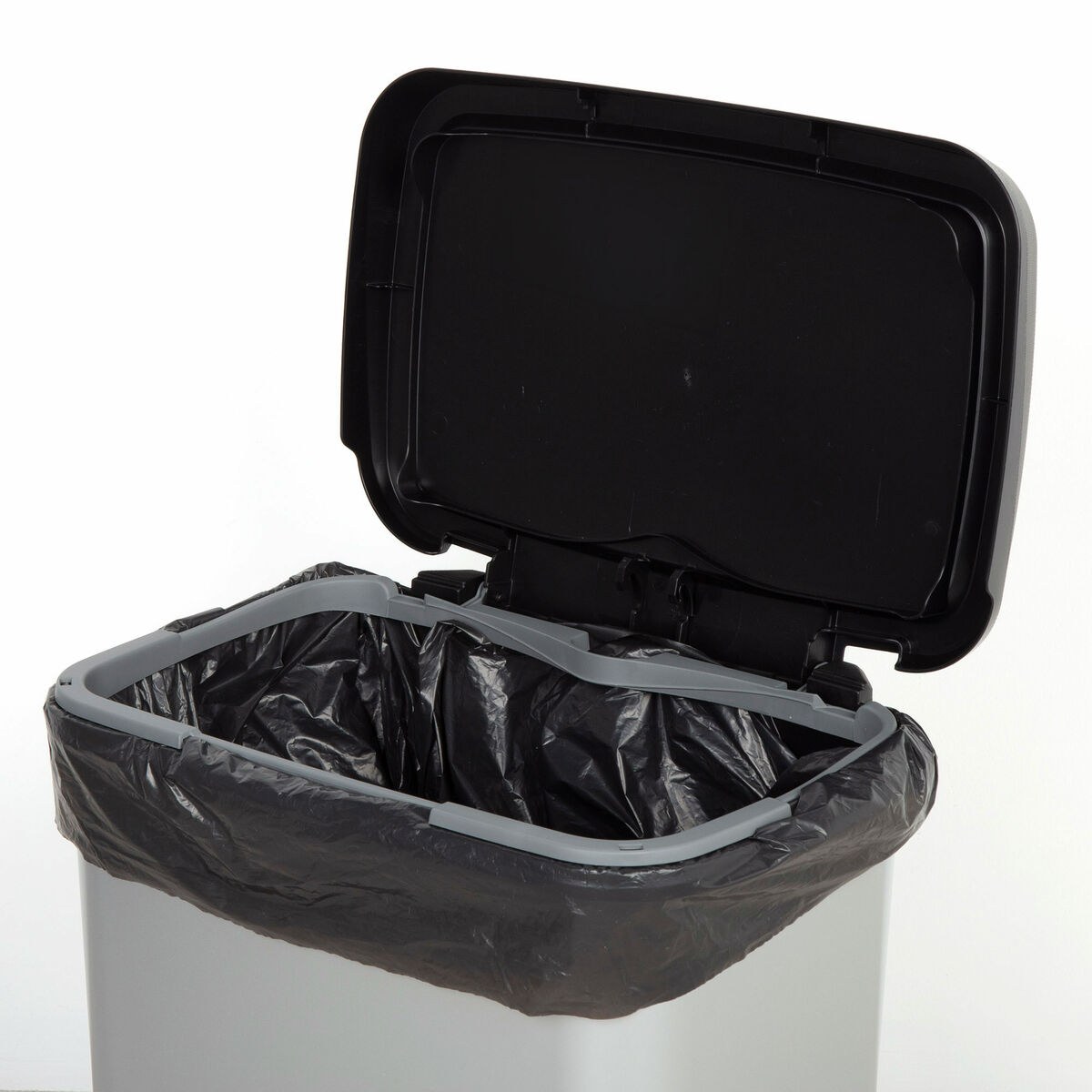 Waste bin Grey Plastic 25 L (5 Units)