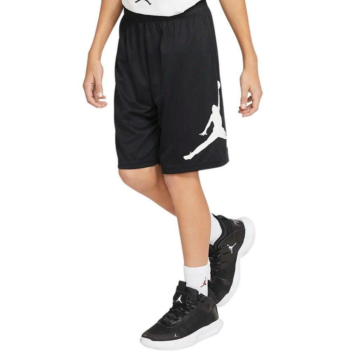 Спортивные шорты для мальчиков JUMPMAN WRAP MESH 957371 023 Чёрный