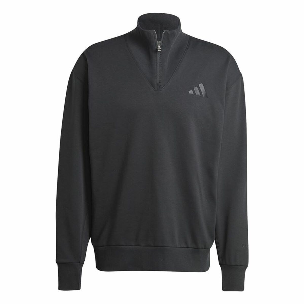 Толстовка без капюшона мужская All Szn Fleece 1/4 Zip Crew Чёрный