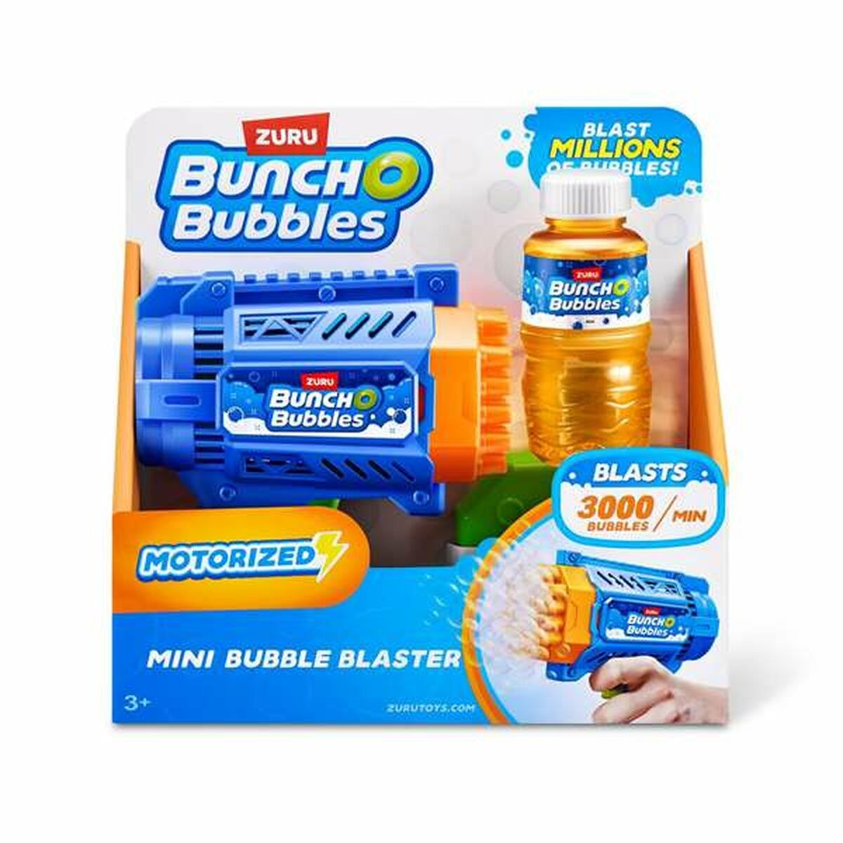 Мыльный пистолет BunchO Mini Bubble Blaster 20 x 20 x 7 cm Синий