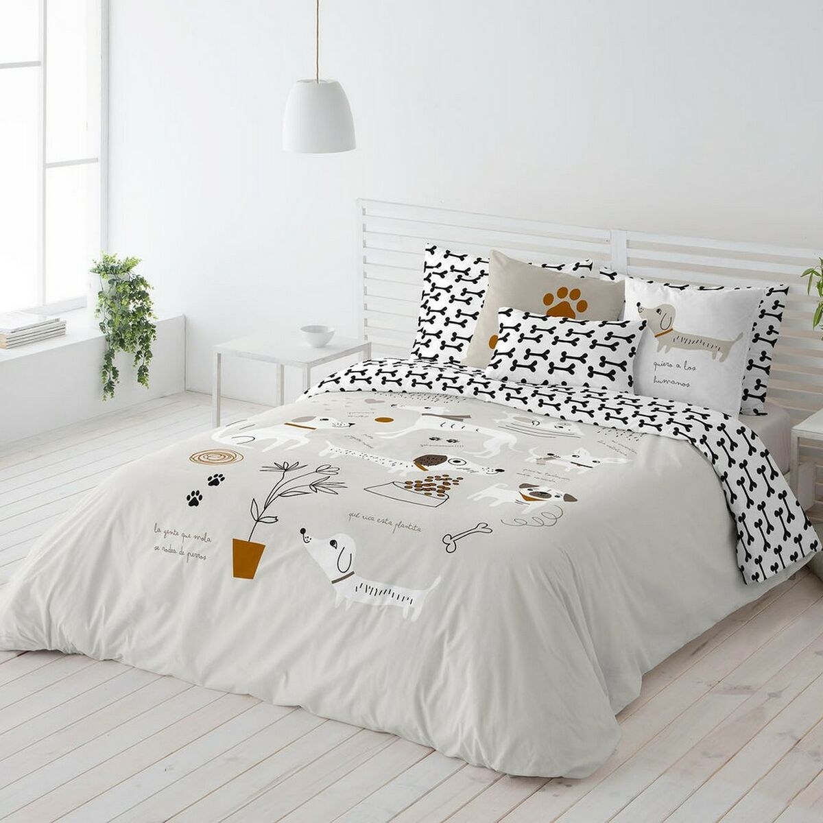 Пододеяльник Dogs 180/190 кровать (260 x 220 cm)