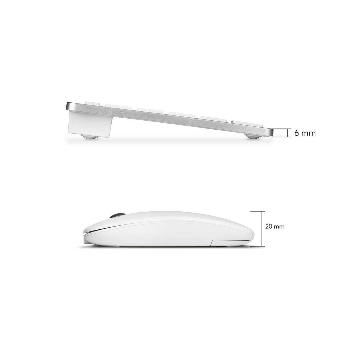Коврик для мыши COMBO MULTIDISPOSITIVO COMPACTO SILVER