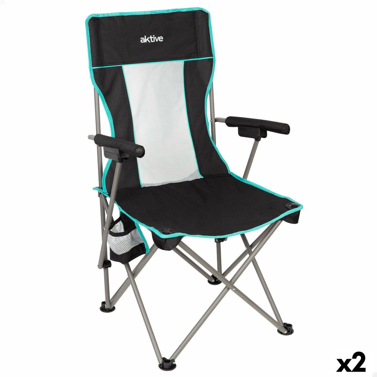 Folding Chair 48 X 102 X 48 CM (2 Units)