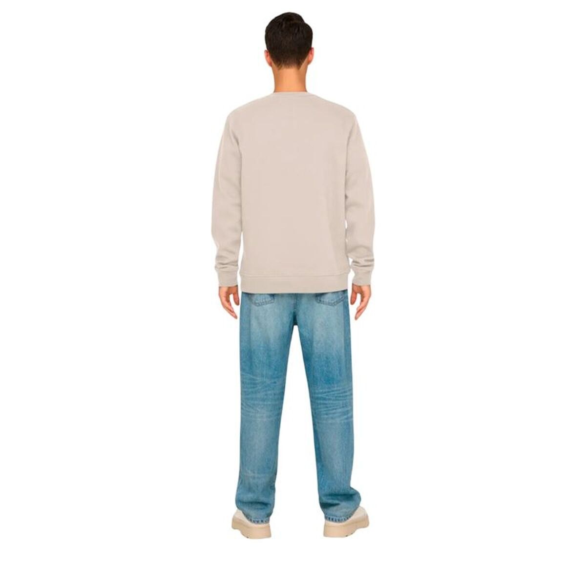 Men’s Sweatshirt without Hood Onsdawson Reg Crew Vd White