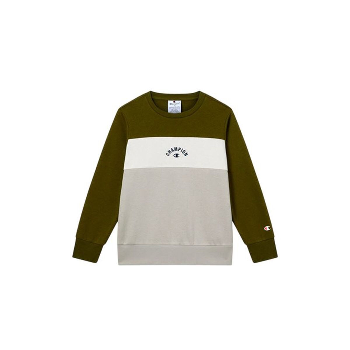 Children’s Sweatshirt without Hood Icons Plus Green Olive