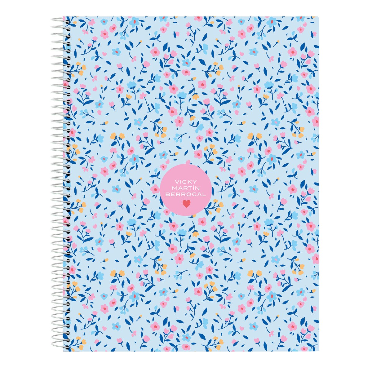 Notebook Paraíso Blue Pink A4 120 Sheets