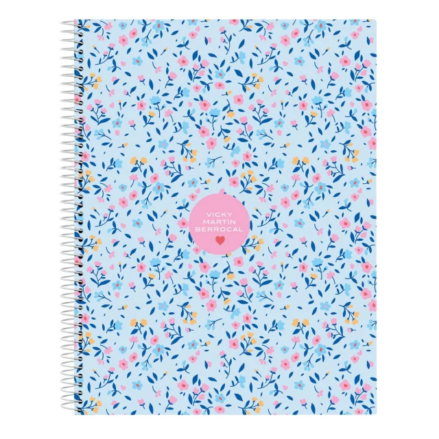 Notebook Paraíso Blue Pink A4 120 Sheets