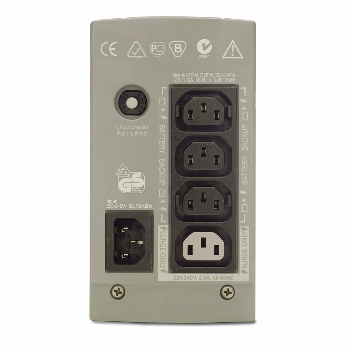 Система бесперебойного питания Интерактивная SAI BK325I 210 W