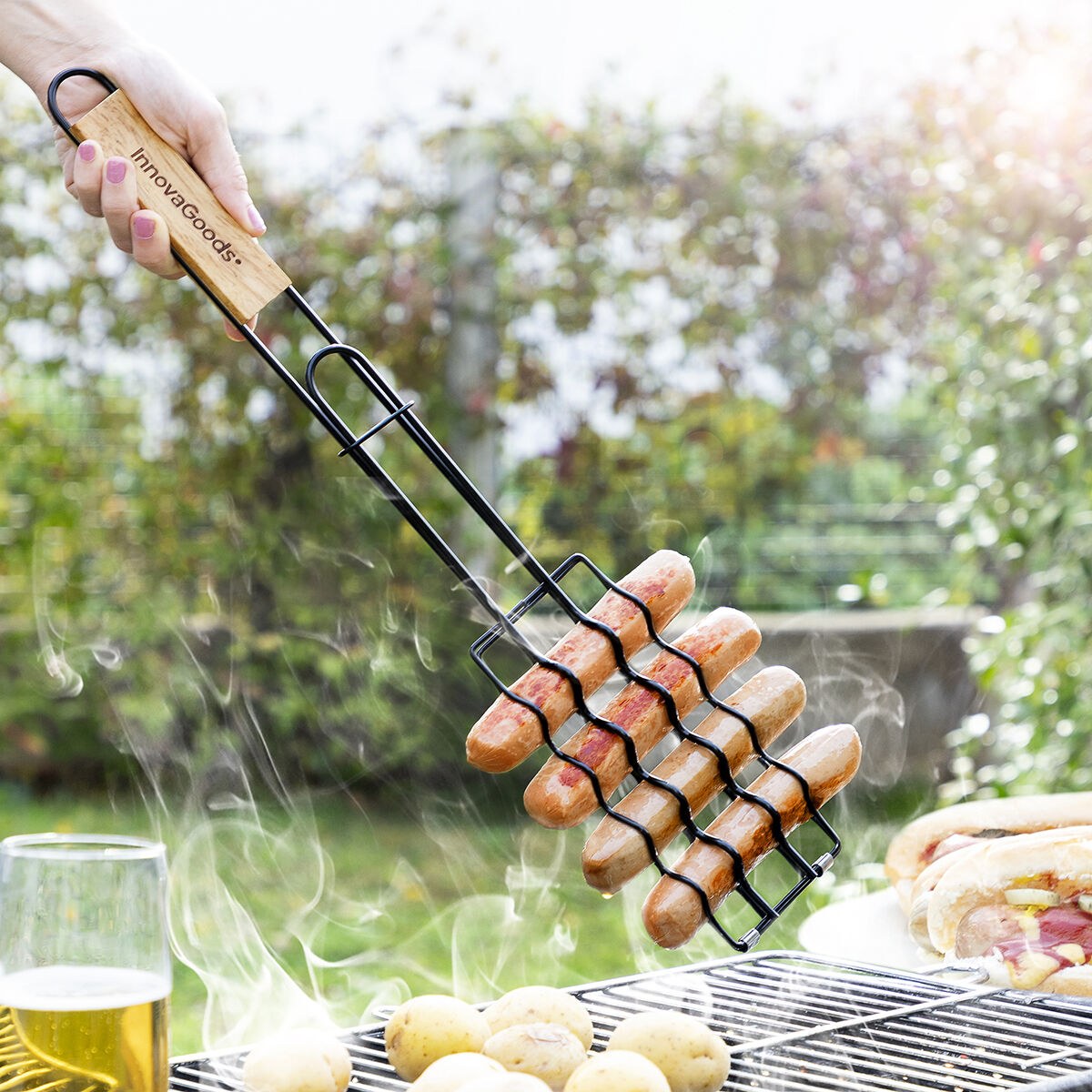 Barbecue Grill for Sausages Sosket