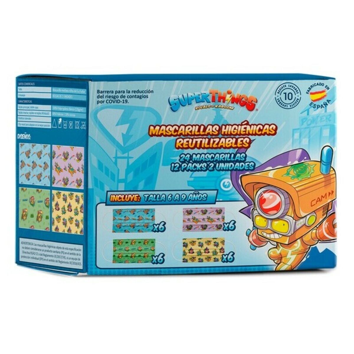 Hygienic Face Mask + 6 Years (24 uds)