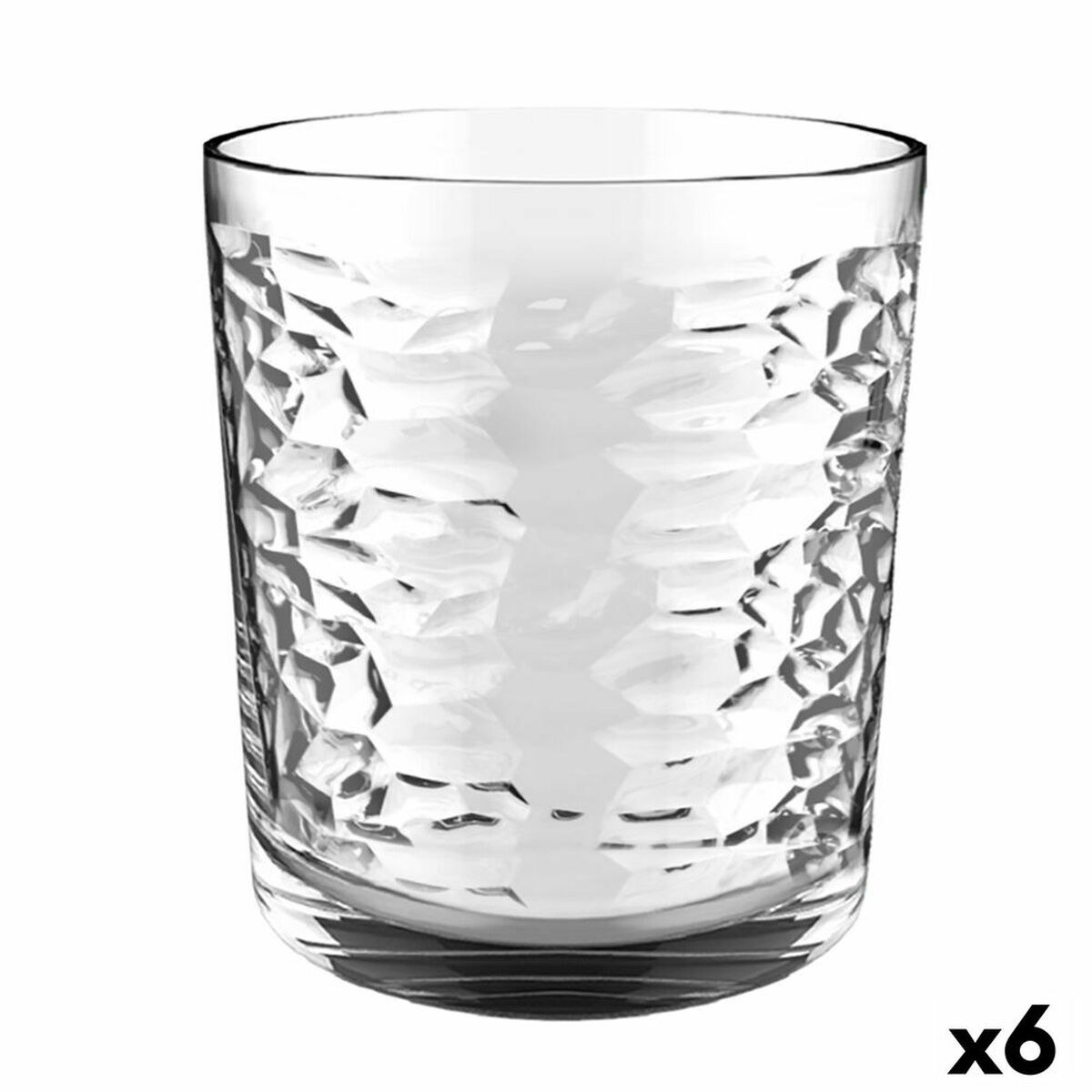 Набор стаканов Urban Stone Прозрачный Cтекло 360 ml (6 штук) (Pack 6x)