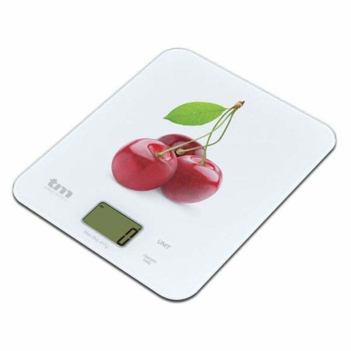 kitchen scale Cherries 8 kg (22,4 x 18,5 cm)