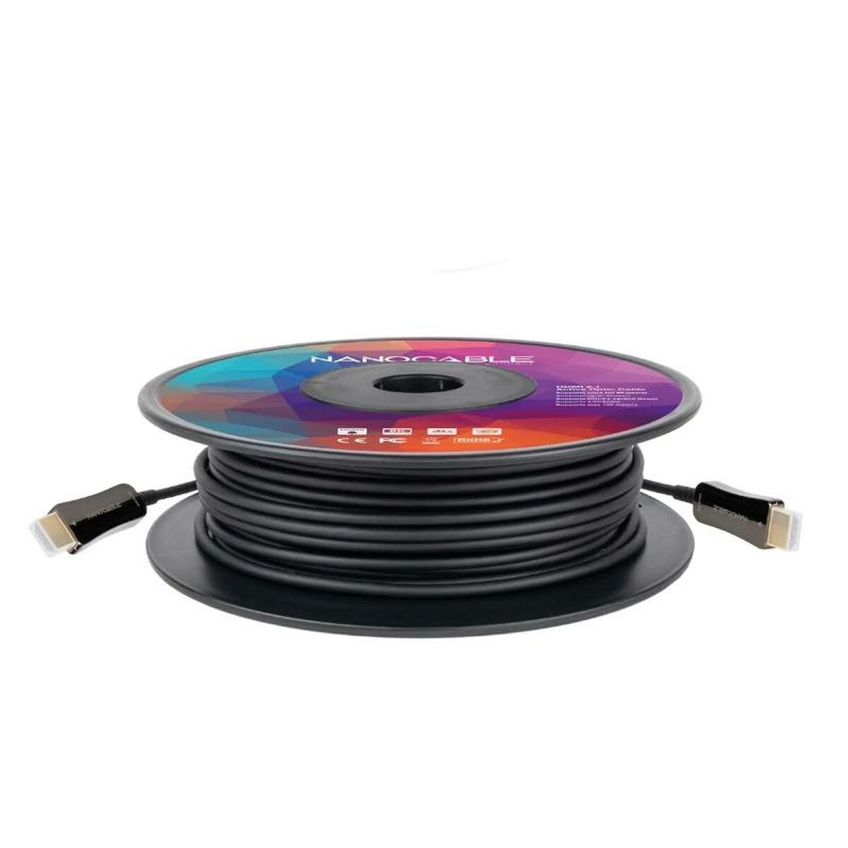 HDMI Cable 10.15.2160 60 m Black 8K Ultra HD 48 Gbit/s