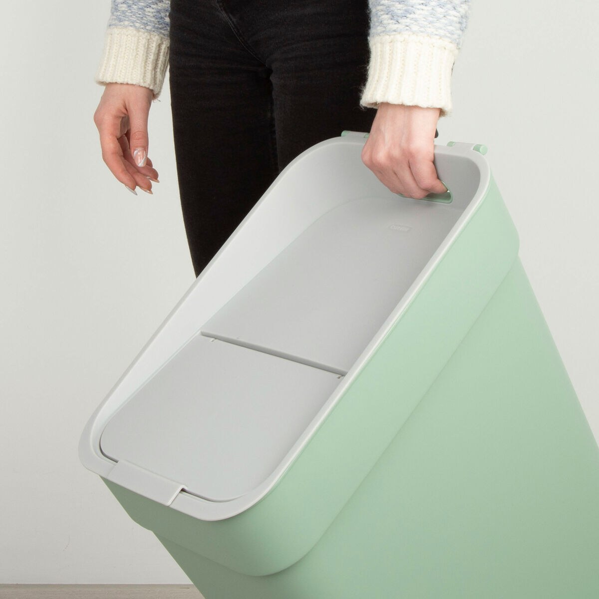 Waste bin Green Plastic 30 L (6 Units)