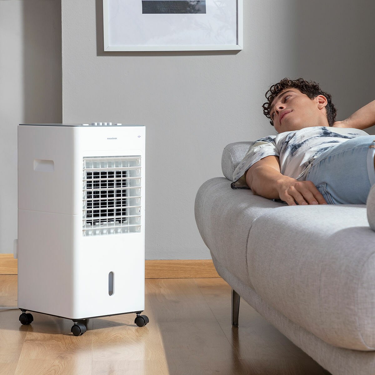 Portable Multifunction Evaporative Air Cooler 5 L White 65 W (Refurbished B)