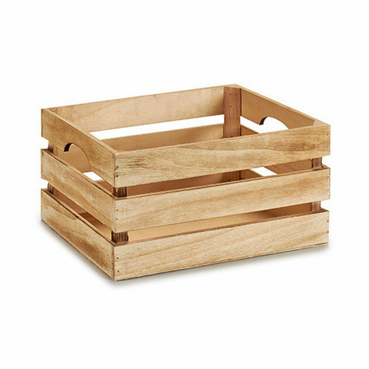 Decorative box Brown Wood Poplar Aspen wood (18 Units)