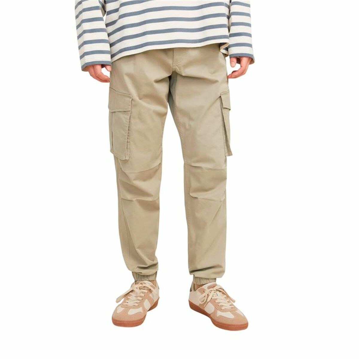 Trousers Jpstkane Noah Cuffed Cargo