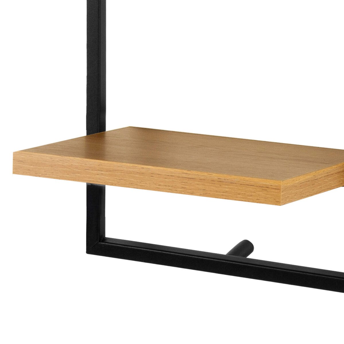 Полка Железо Деревянный MDF 25 X 75 X 20 CM (4 штук)