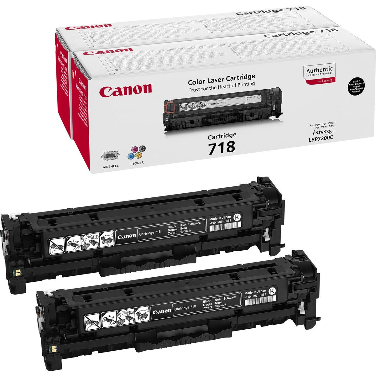 Тонер 2662B017 Чёрный (2 pcs)