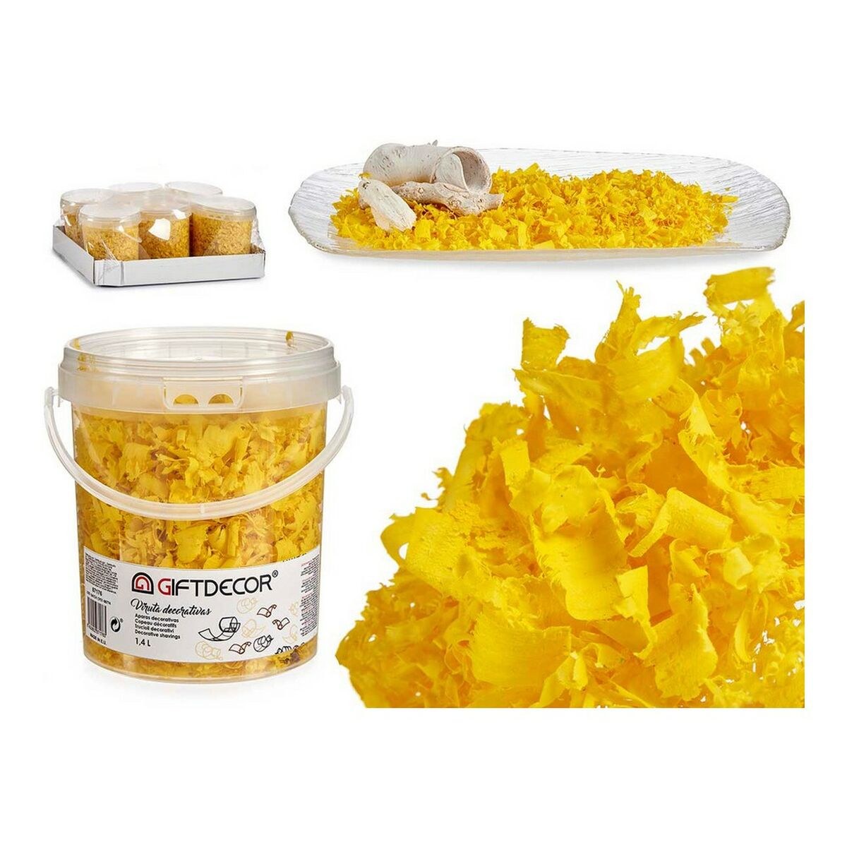 Decorative Shavings 13 x 14 x 14 cm