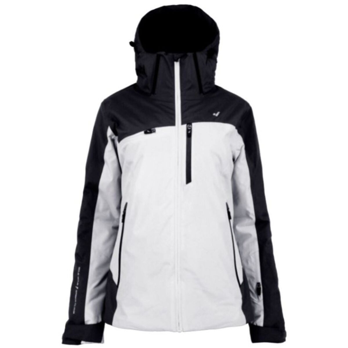 Ski Jacket Sestriere White Black